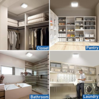 Toowell Stropní LED svítidlo na baterie s pohybovým senzorem 5000K Stropní lampa Stropní svítidlo s pohybovým senzorem Stropní s